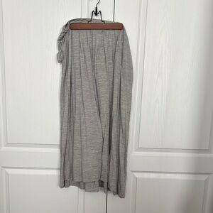 Cotton and silk Gray Women's Skirt